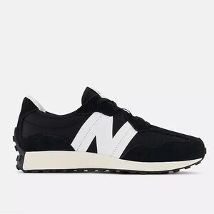 New Balance 327 Black and White Shoes